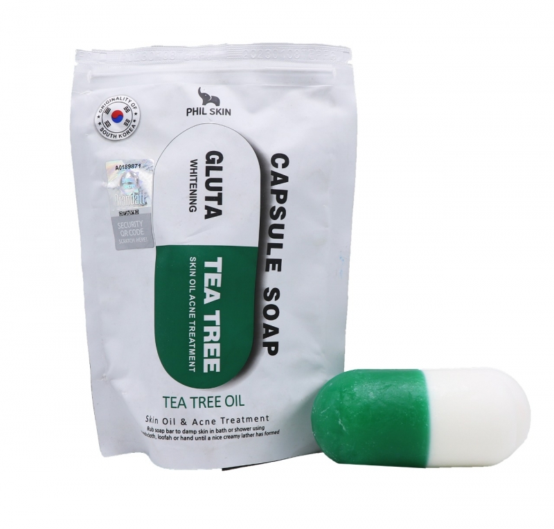 صابون کپسولی فیل اسکین تیتری و گلوتا PHIL SKIN Gluta Tea Tree Soap