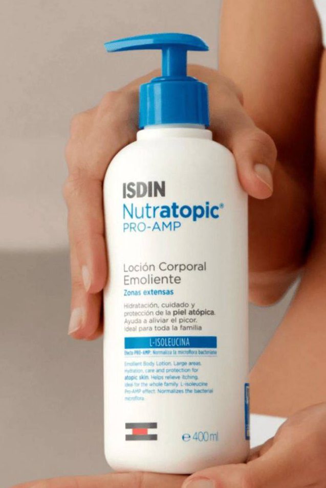 لوسیون بدن ایزدین Isdin مدل Nutratopic Pro-AMP